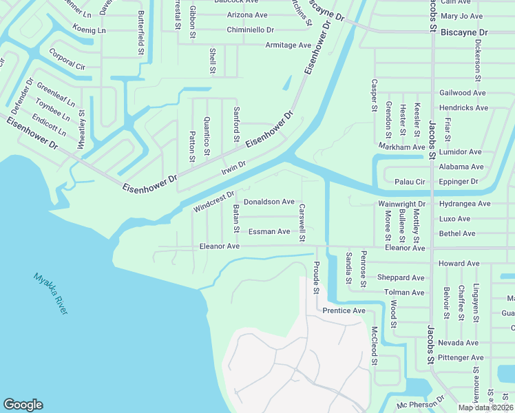 map of restaurants, bars, coffee shops, grocery stores, and more near 13163 Donaldson Avenue in Port Charlotte