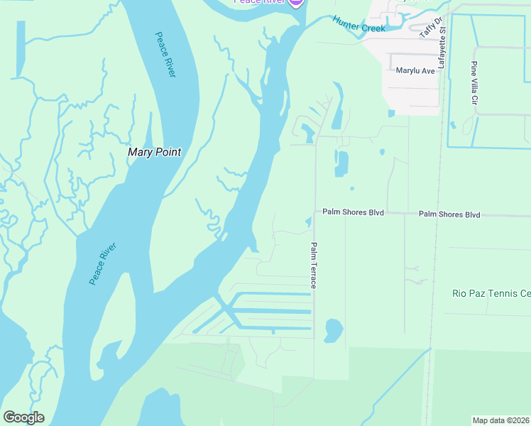 map of restaurants, bars, coffee shops, grocery stores, and more near 2009 Treasure Lane in Punta Gorda