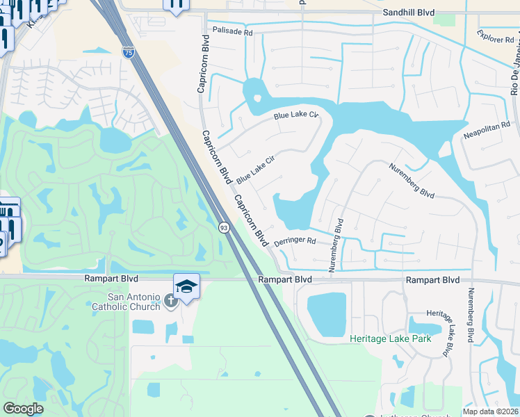 map of restaurants, bars, coffee shops, grocery stores, and more near 1436 Capricorn Boulevard in Punta Gorda