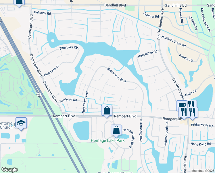 map of restaurants, bars, coffee shops, grocery stores, and more near 25404 Rupert Road in Punta Gorda