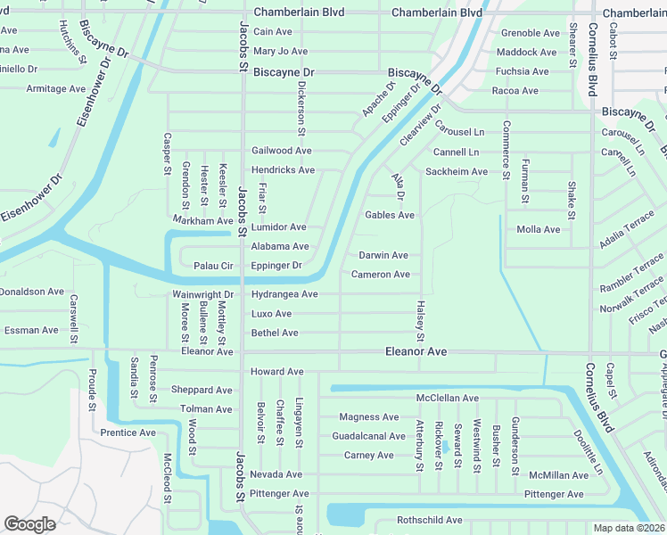 map of restaurants, bars, coffee shops, grocery stores, and more near 1471 Clearview Drive in Port Charlotte