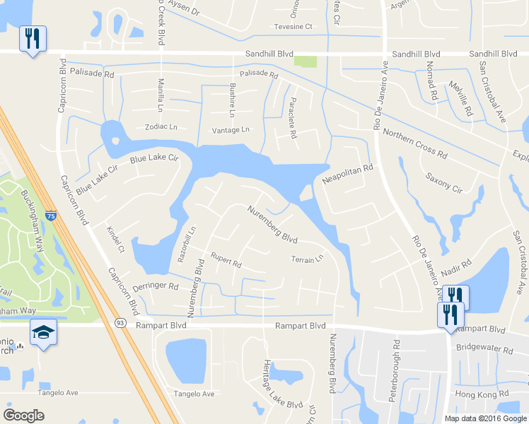 map of restaurants, bars, coffee shops, grocery stores, and more near 1310 Tidy Lane in Punta Gorda