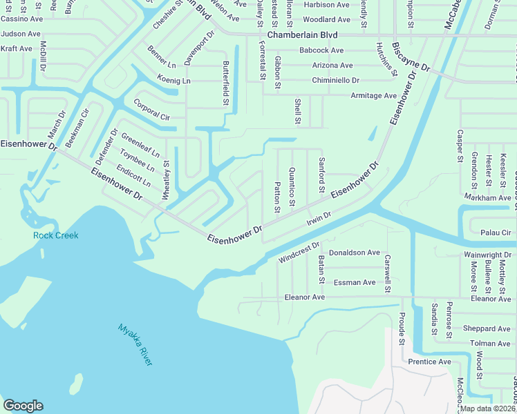 map of restaurants, bars, coffee shops, grocery stores, and more near 1430 Glanmore Drive in Port Charlotte