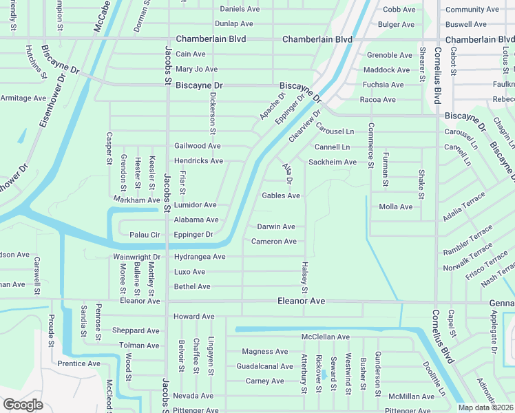 map of restaurants, bars, coffee shops, grocery stores, and more near 1404 Clearview Drive in Port Charlotte
