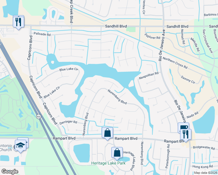 map of restaurants, bars, coffee shops, grocery stores, and more near 1310 Tidy Lane in Punta Gorda
