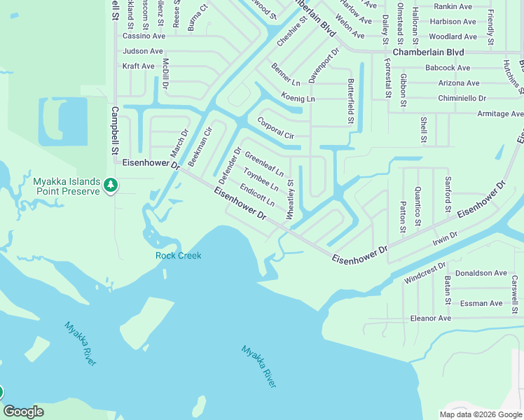 map of restaurants, bars, coffee shops, grocery stores, and more near 12301 Endicott Lane in Port Charlotte