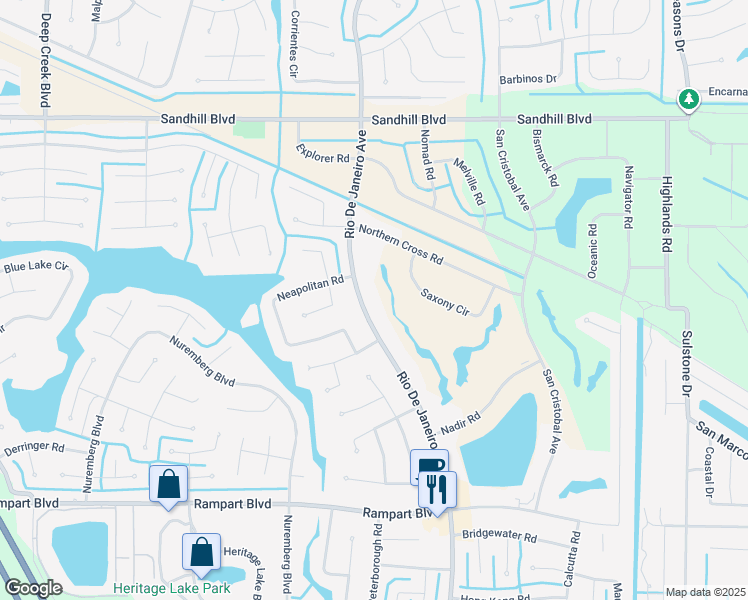 map of restaurants, bars, coffee shops, grocery stores, and more near 1246 Rio De Janeiro Avenue in Punta Gorda