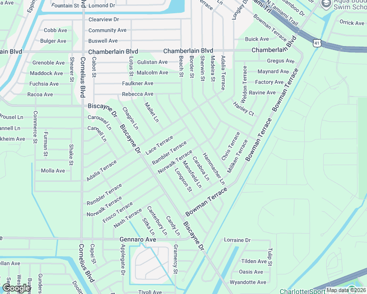 map of restaurants, bars, coffee shops, grocery stores, and more near 1292 Rambler Terrace in Port Charlotte
