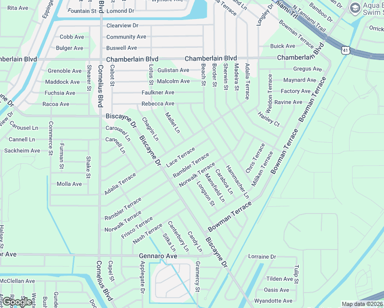 map of restaurants, bars, coffee shops, grocery stores, and more near 1292 Rambler Terrace in Port Charlotte