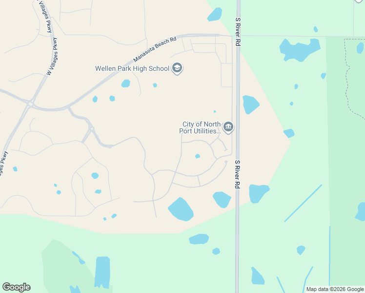 map of restaurants, bars, coffee shops, grocery stores, and more near South River Road in Venice