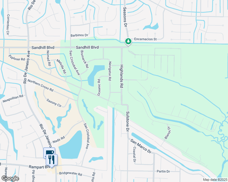 map of restaurants, bars, coffee shops, grocery stores, and more near 1248 Navigator Road in Punta Gorda