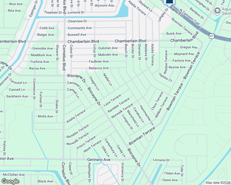 map of restaurants, bars, coffee shops, grocery stores, and more near 1268 Adalia Terrace in Port Charlotte