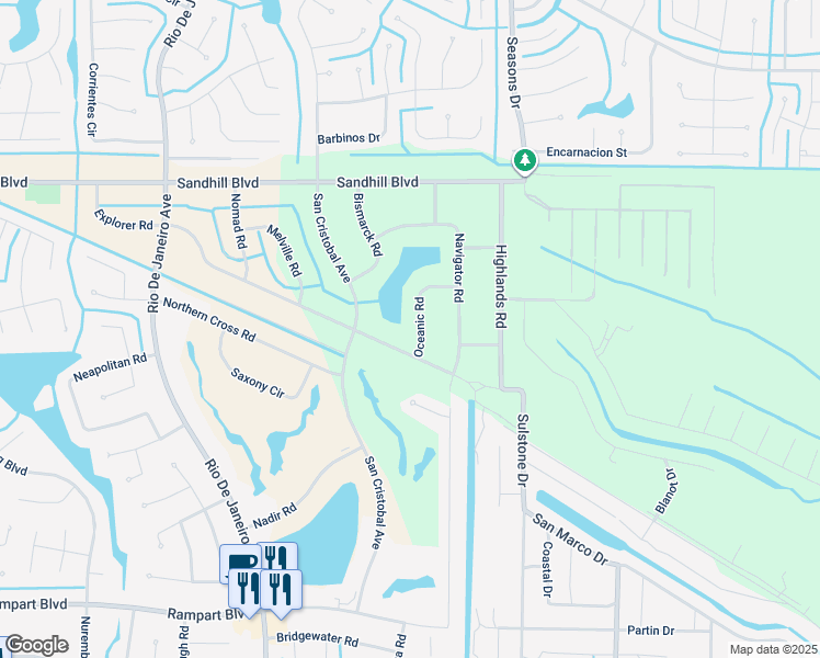 map of restaurants, bars, coffee shops, grocery stores, and more near 1224 Oceanic Road in Punta Gorda