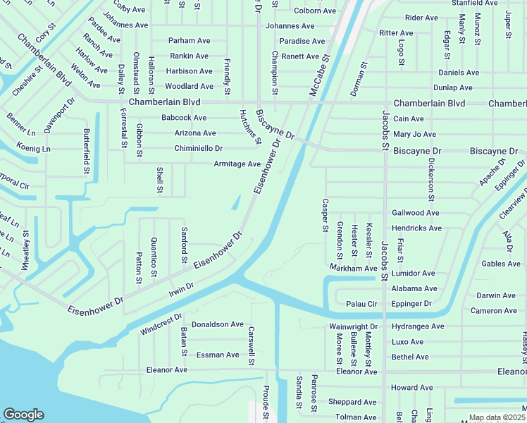 map of restaurants, bars, coffee shops, grocery stores, and more near 13279 Eisenhower Drive in Port Charlotte