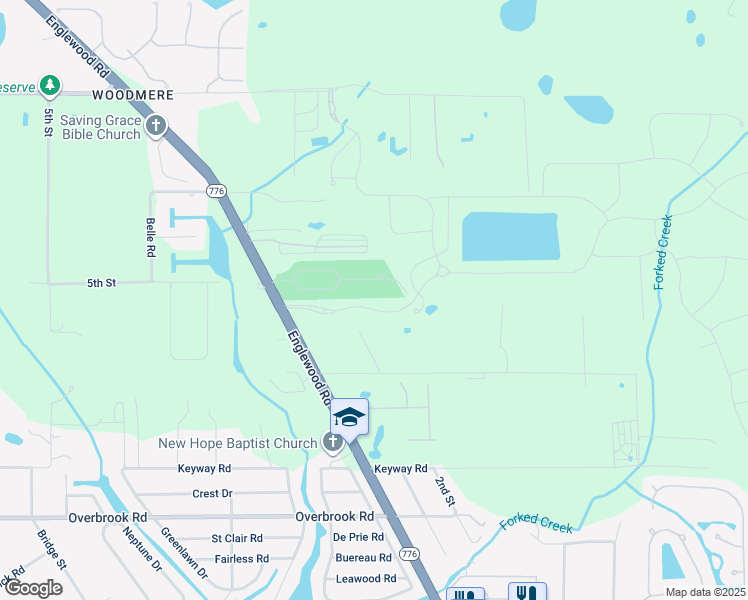 map of restaurants, bars, coffee shops, grocery stores, and more near in Englewood