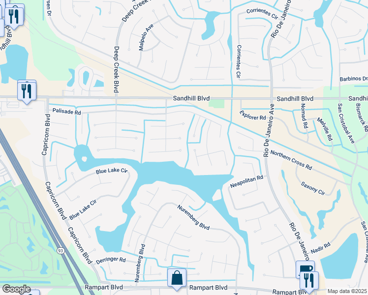 map of restaurants, bars, coffee shops, grocery stores, and more near 25400 Vantage Ln in Punta Gorda