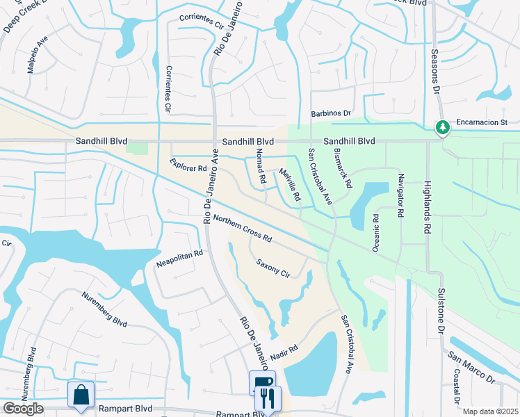 map of restaurants, bars, coffee shops, grocery stores, and more near 26255 Explorer Road in Punta Gorda