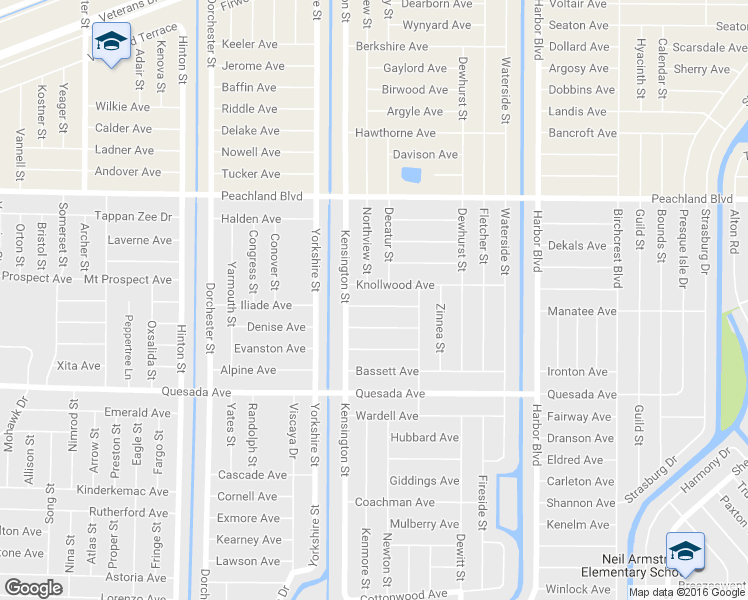 map of restaurants, bars, coffee shops, grocery stores, and more near 21192 Chatburn Avenue in Port Charlotte