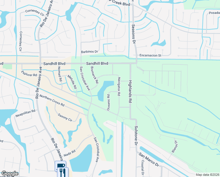 map of restaurants, bars, coffee shops, grocery stores, and more near 1156 Oceanic Road in Punta Gorda