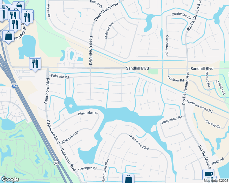 map of restaurants, bars, coffee shops, grocery stores, and more near 25311 Narwhal Lane in Punta Gorda