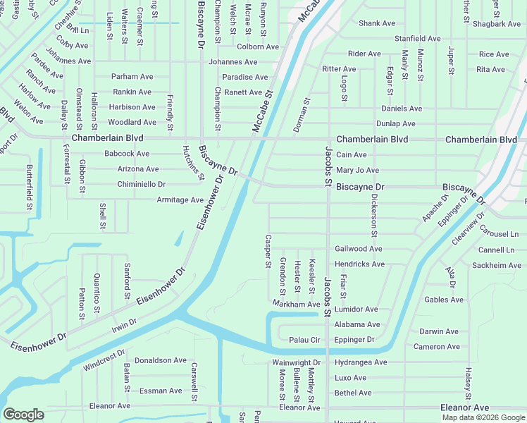 map of restaurants, bars, coffee shops, grocery stores, and more near 13410 Hughes Avenue in Port Charlotte