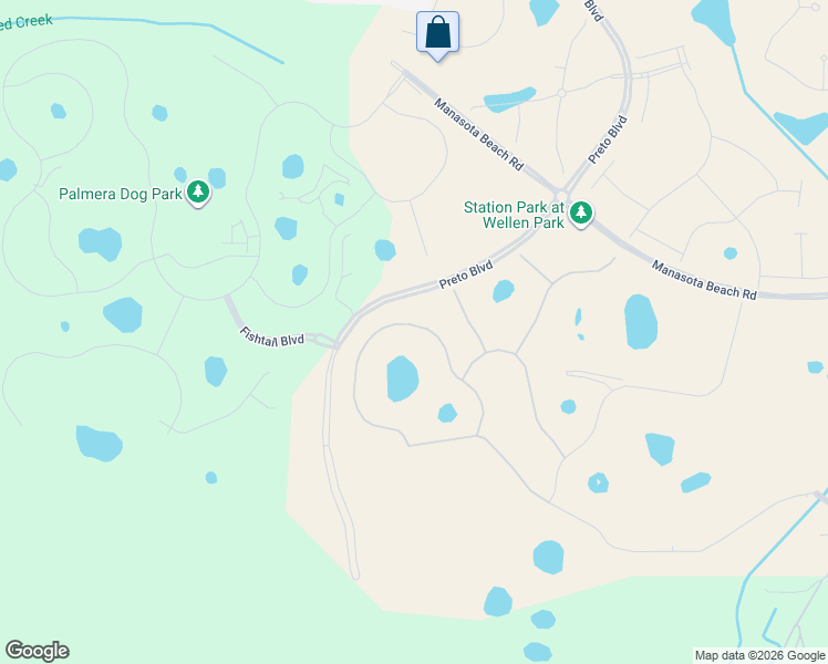 map of restaurants, bars, coffee shops, grocery stores, and more near Ricci Street in Venice