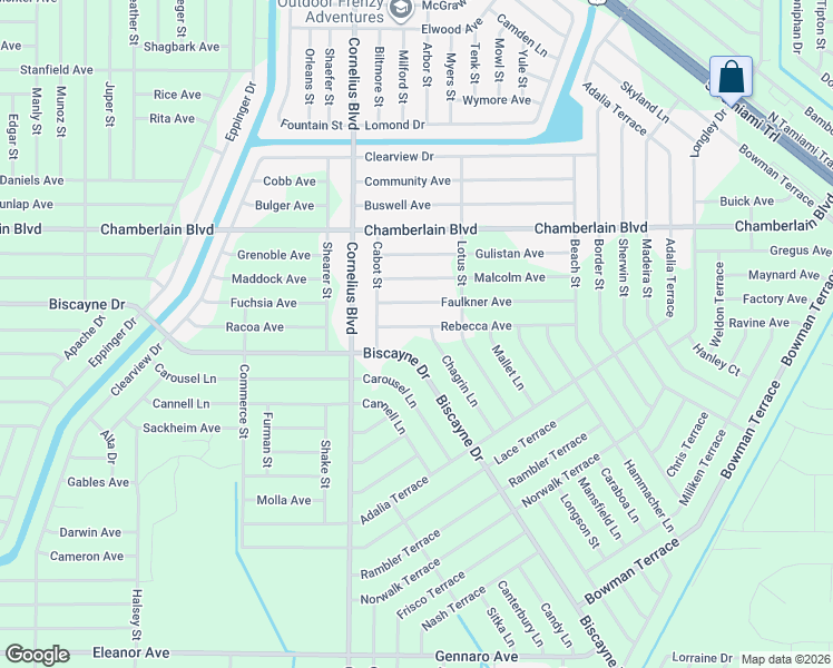 map of restaurants, bars, coffee shops, grocery stores, and more near 15099 Rebecca Avenue in Port Charlotte
