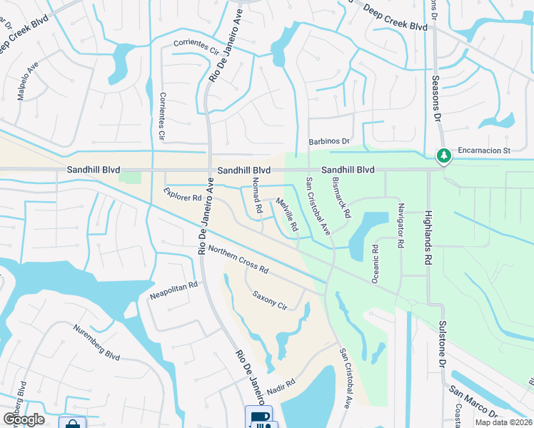 map of restaurants, bars, coffee shops, grocery stores, and more near 1103 Melville Road in Punta Gorda