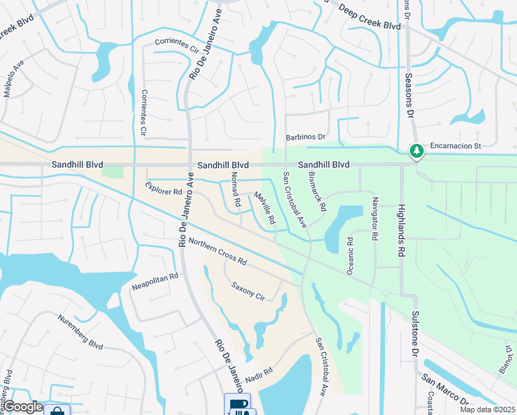 map of restaurants, bars, coffee shops, grocery stores, and more near 1103 Melville Road in Punta Gorda