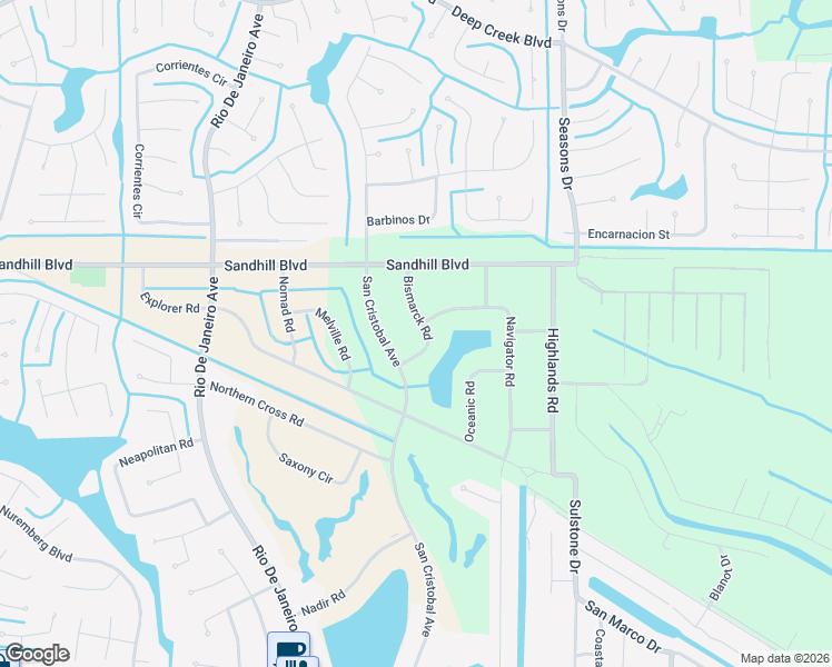 map of restaurants, bars, coffee shops, grocery stores, and more near 1106 San Cristobal Avenue in Punta Gorda