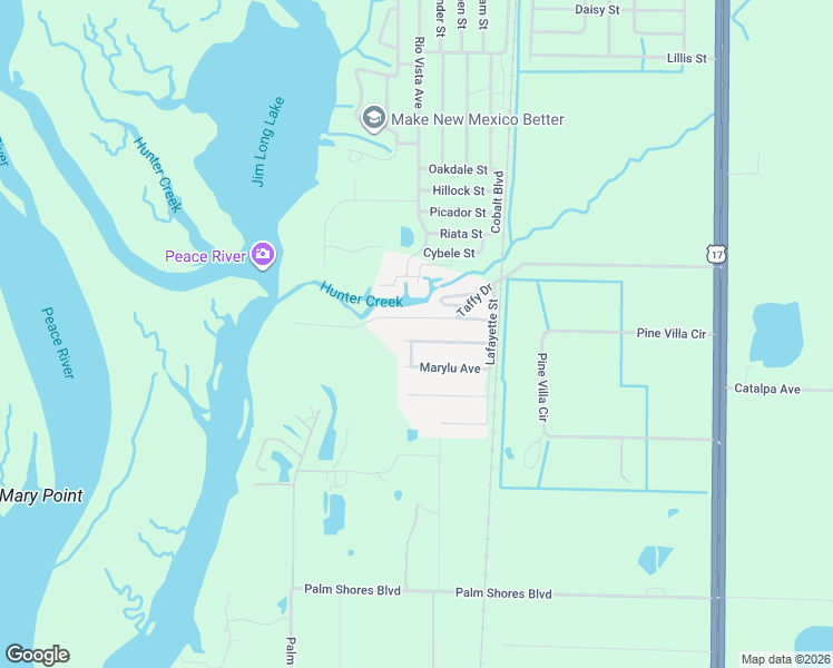 map of restaurants, bars, coffee shops, grocery stores, and more near 29156 Crawford Avenue in Punta Gorda
