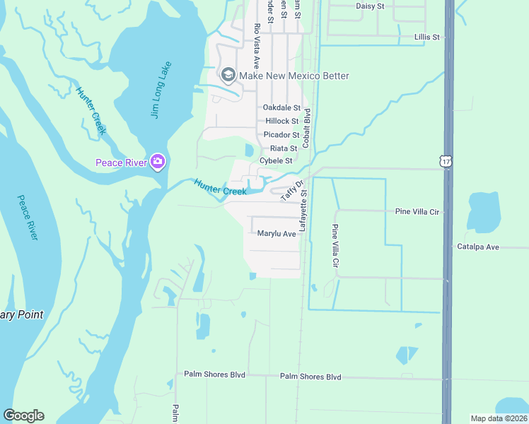 map of restaurants, bars, coffee shops, grocery stores, and more near 29156 Crawford Avenue in Punta Gorda