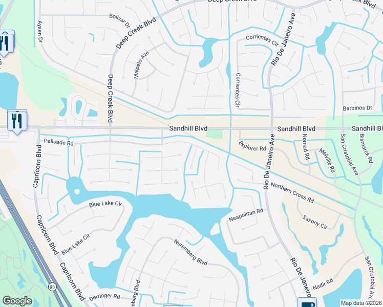 map of restaurants, bars, coffee shops, grocery stores, and more near 1078 Fergus Lane in Punta Gorda