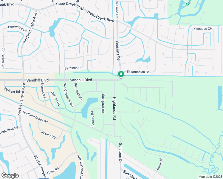 map of restaurants, bars, coffee shops, grocery stores, and more near 1014 Highlands Road in Port Charlotte