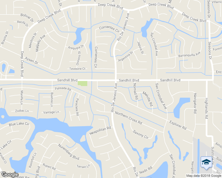 map of restaurants, bars, coffee shops, grocery stores, and more near 26110 Explorer Road in Punta Gorda