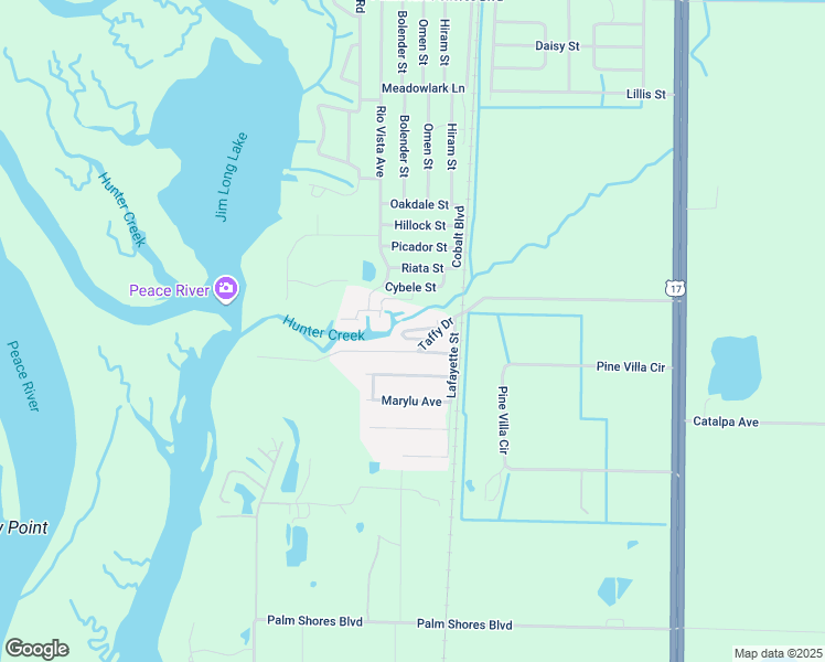 map of restaurants, bars, coffee shops, grocery stores, and more near 29204 Snook Circle in Punta Gorda