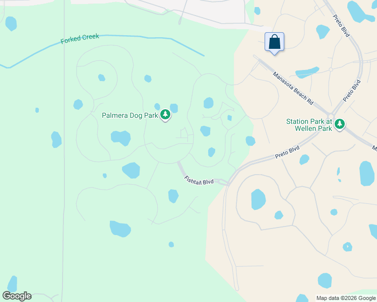 map of restaurants, bars, coffee shops, grocery stores, and more near Ricci Street in Venice