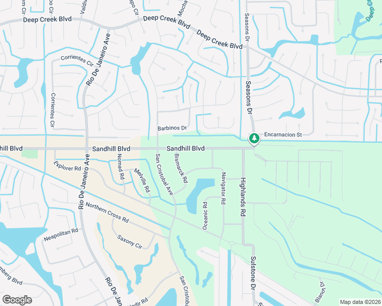 map of restaurants, bars, coffee shops, grocery stores, and more near 26441 Sandhill Boulevard in Punta Gorda