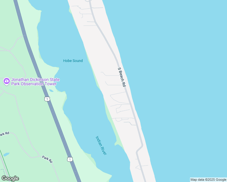 map of restaurants, bars, coffee shops, grocery stores, and more near 346 South Beach Road in Hobe Sound