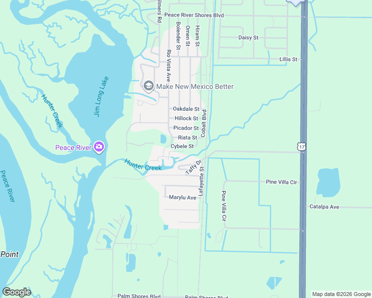 map of restaurants, bars, coffee shops, grocery stores, and more near 29200 Cybele Street in Punta Gorda