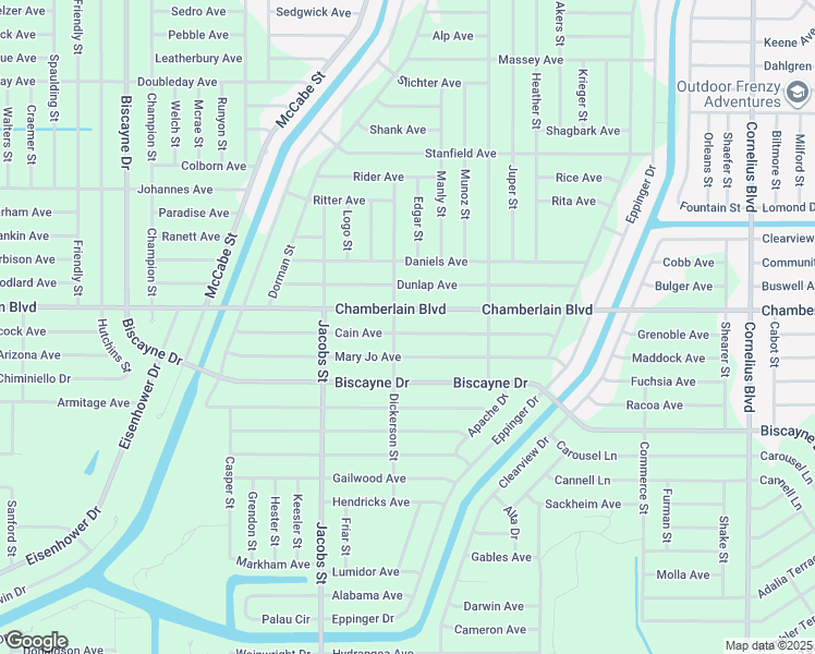 map of restaurants, bars, coffee shops, grocery stores, and more near 14092 Cain Avenue in Port Charlotte