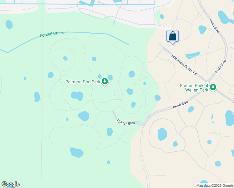map of restaurants, bars, coffee shops, grocery stores, and more near Ricci Street in Venice