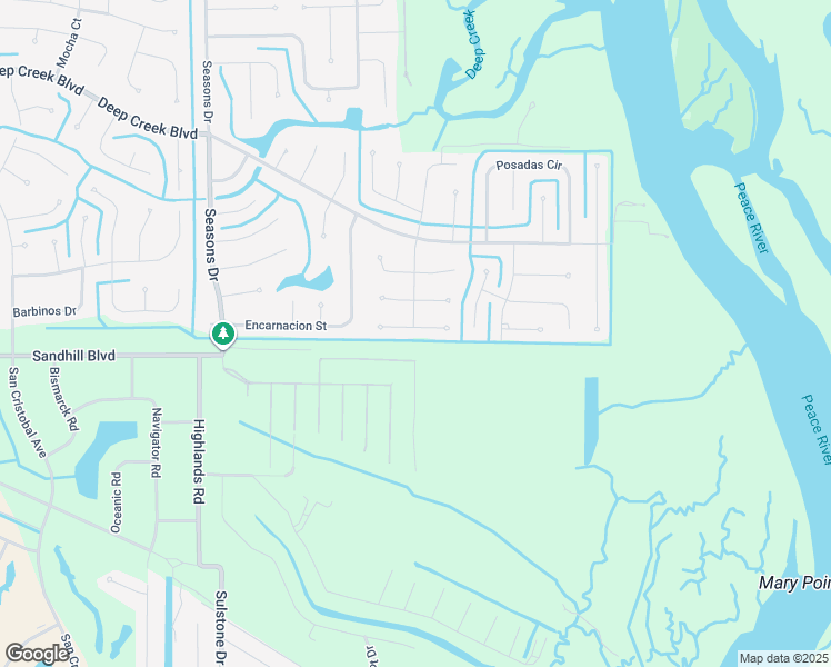 map of restaurants, bars, coffee shops, grocery stores, and more near 27309 Porto Nacional Drive in Punta Gorda