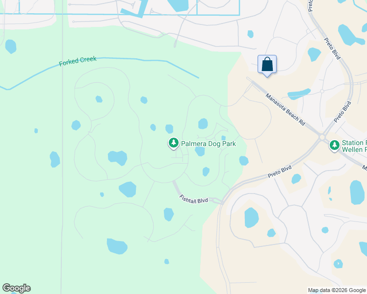 map of restaurants, bars, coffee shops, grocery stores, and more near Ricci Street in Venice