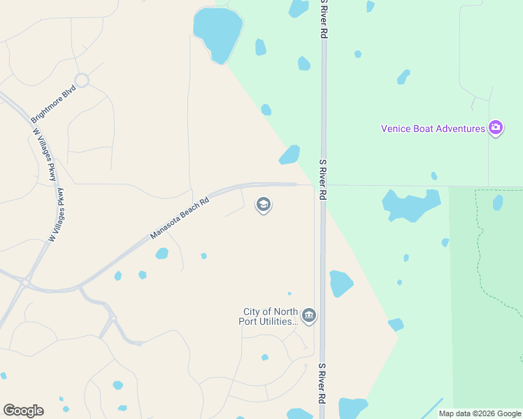 map of restaurants, bars, coffee shops, grocery stores, and more near South River Road in Venice