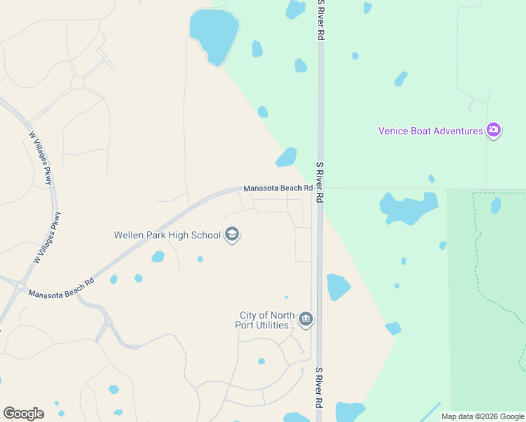 map of restaurants, bars, coffee shops, grocery stores, and more near South River Road in Venice