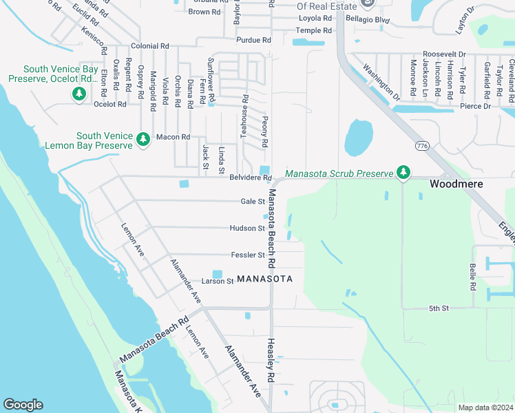 map of restaurants, bars, coffee shops, grocery stores, and more near 1707 Gale Street in Englewood