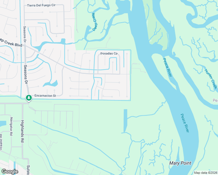map of restaurants, bars, coffee shops, grocery stores, and more near 448 Cartagena Street in Punta Gorda