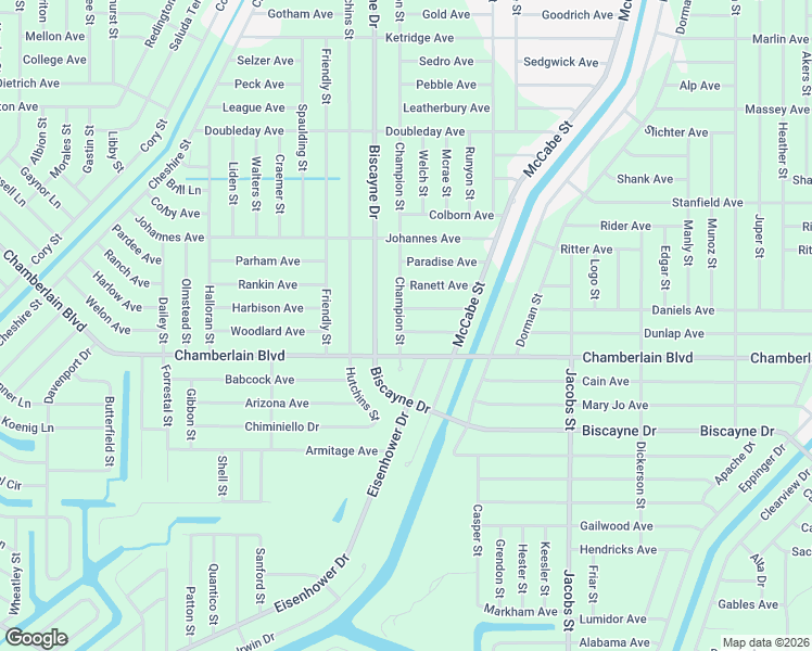 map of restaurants, bars, coffee shops, grocery stores, and more near 13304 Wolf Avenue in Port Charlotte