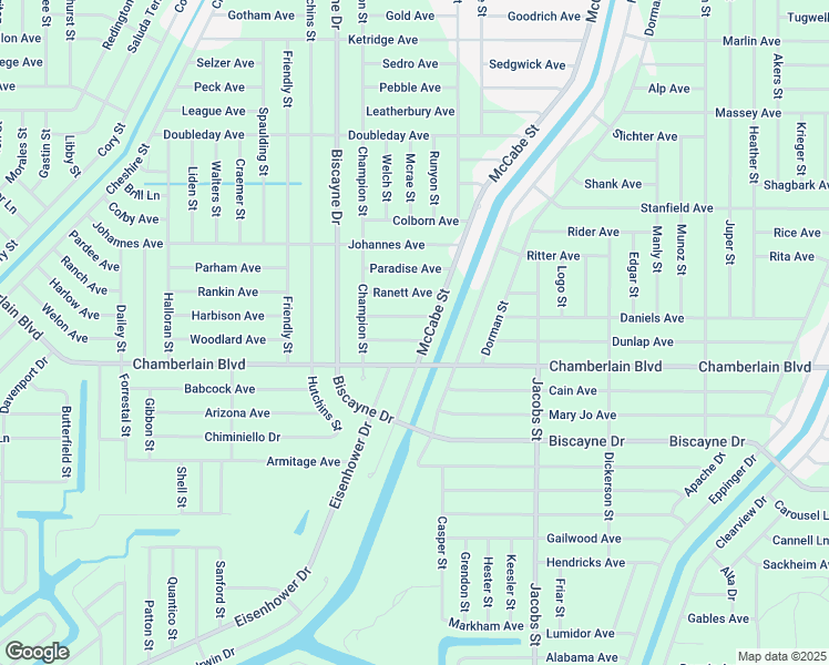 map of restaurants, bars, coffee shops, grocery stores, and more near 13360 Wolf Avenue in Port Charlotte